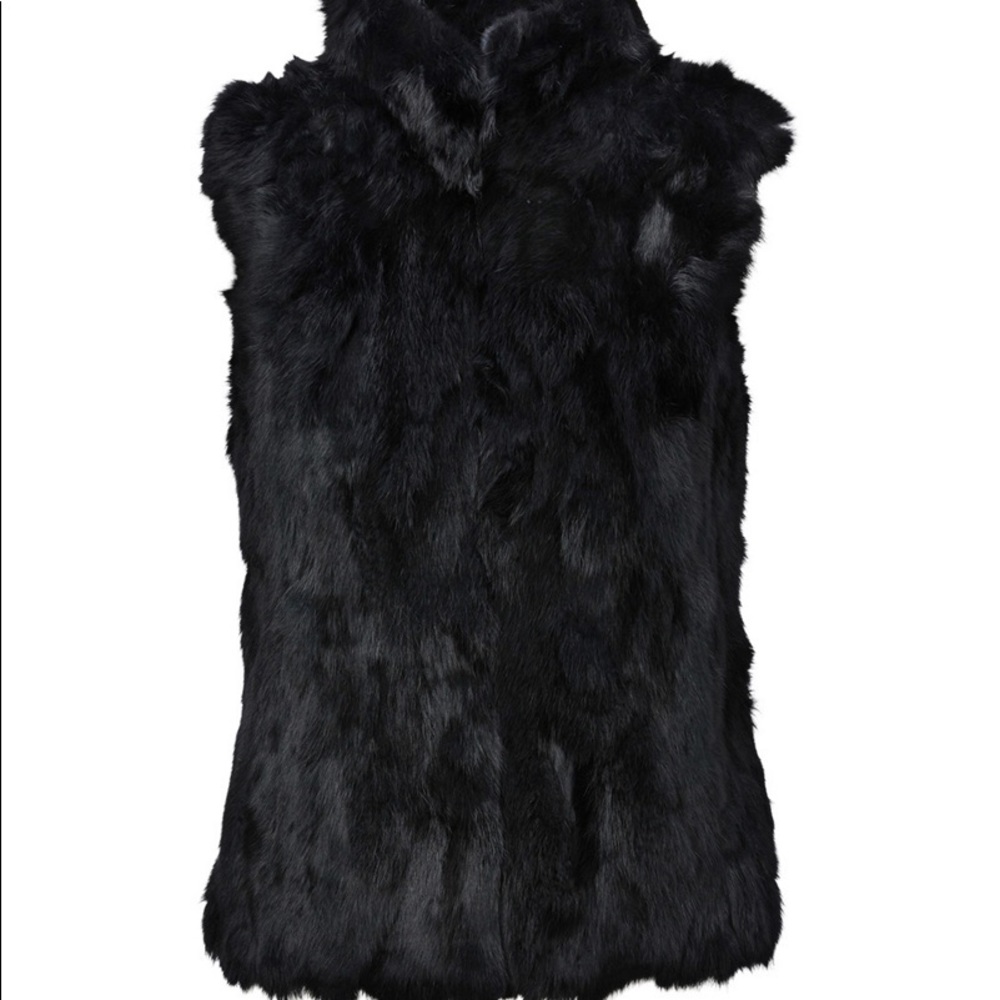 Surell rabbit fur vest